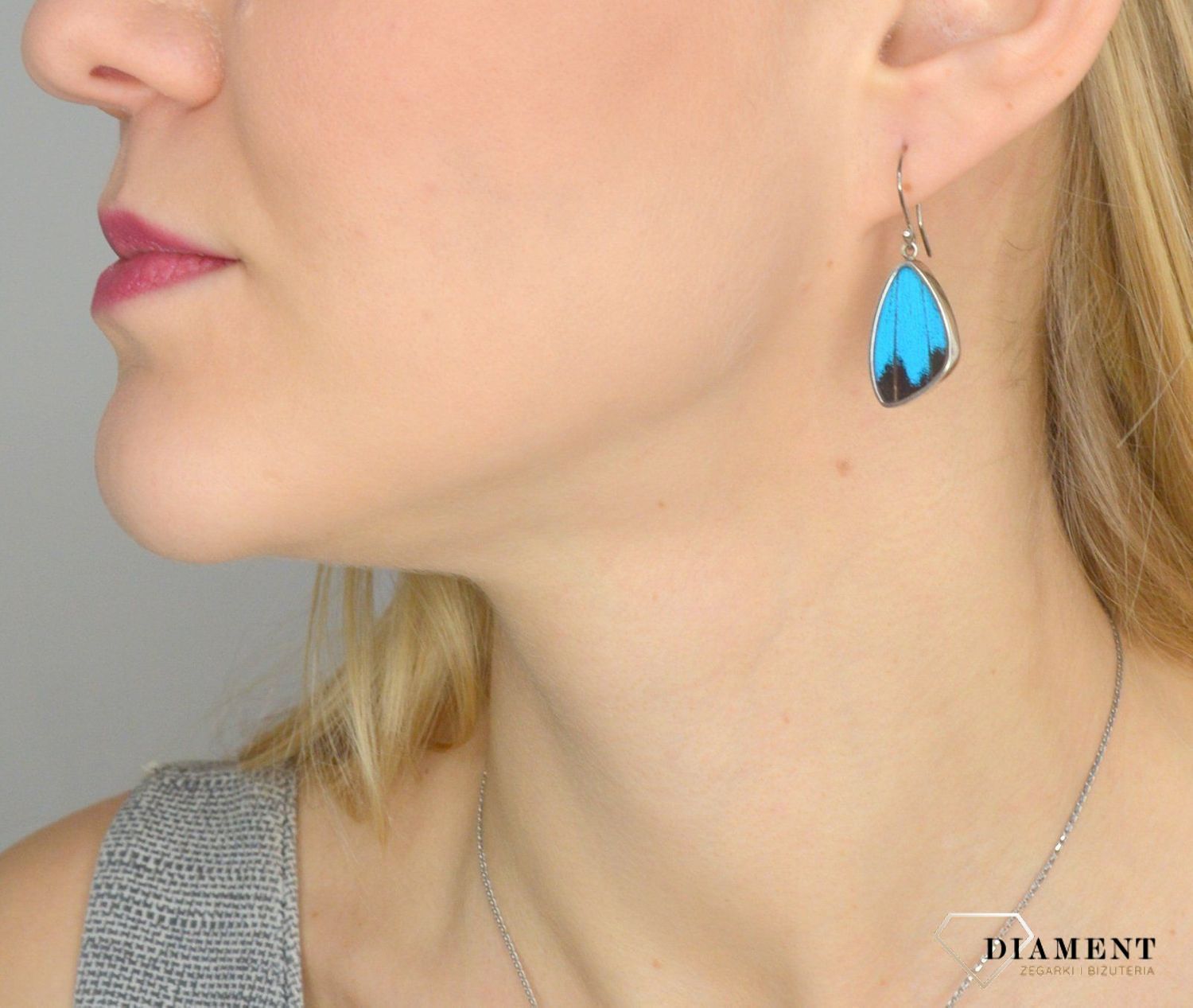 Kolczyki srebrne wiszące 'Nauralne skrzydła motyla' KM 2942 (1).jpg